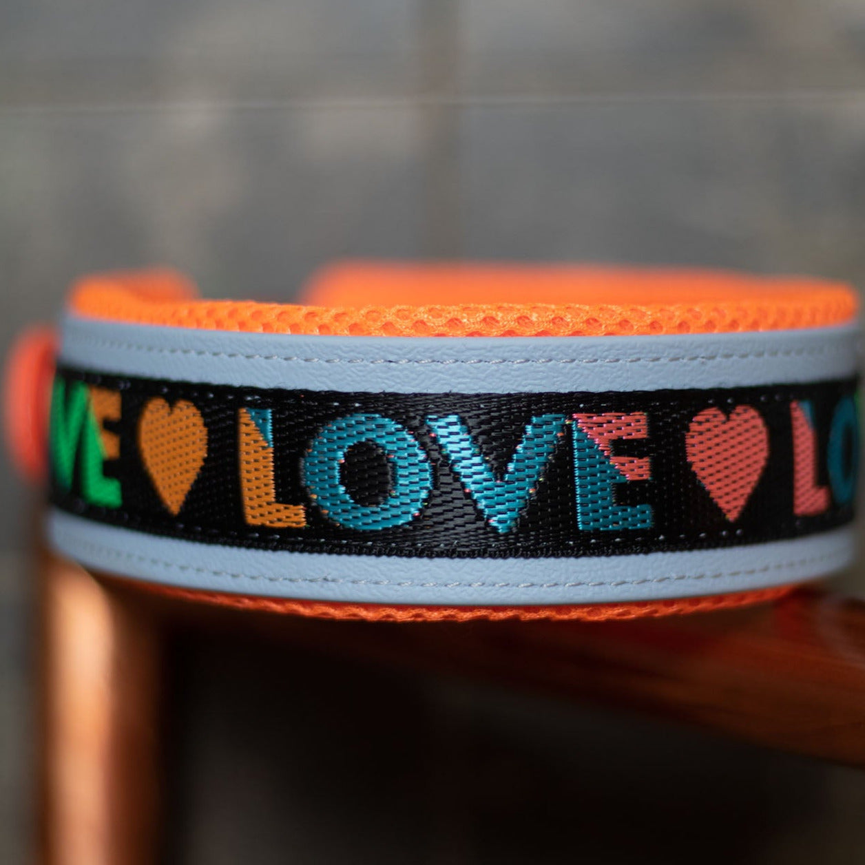 Biothane Halsband breit - Love