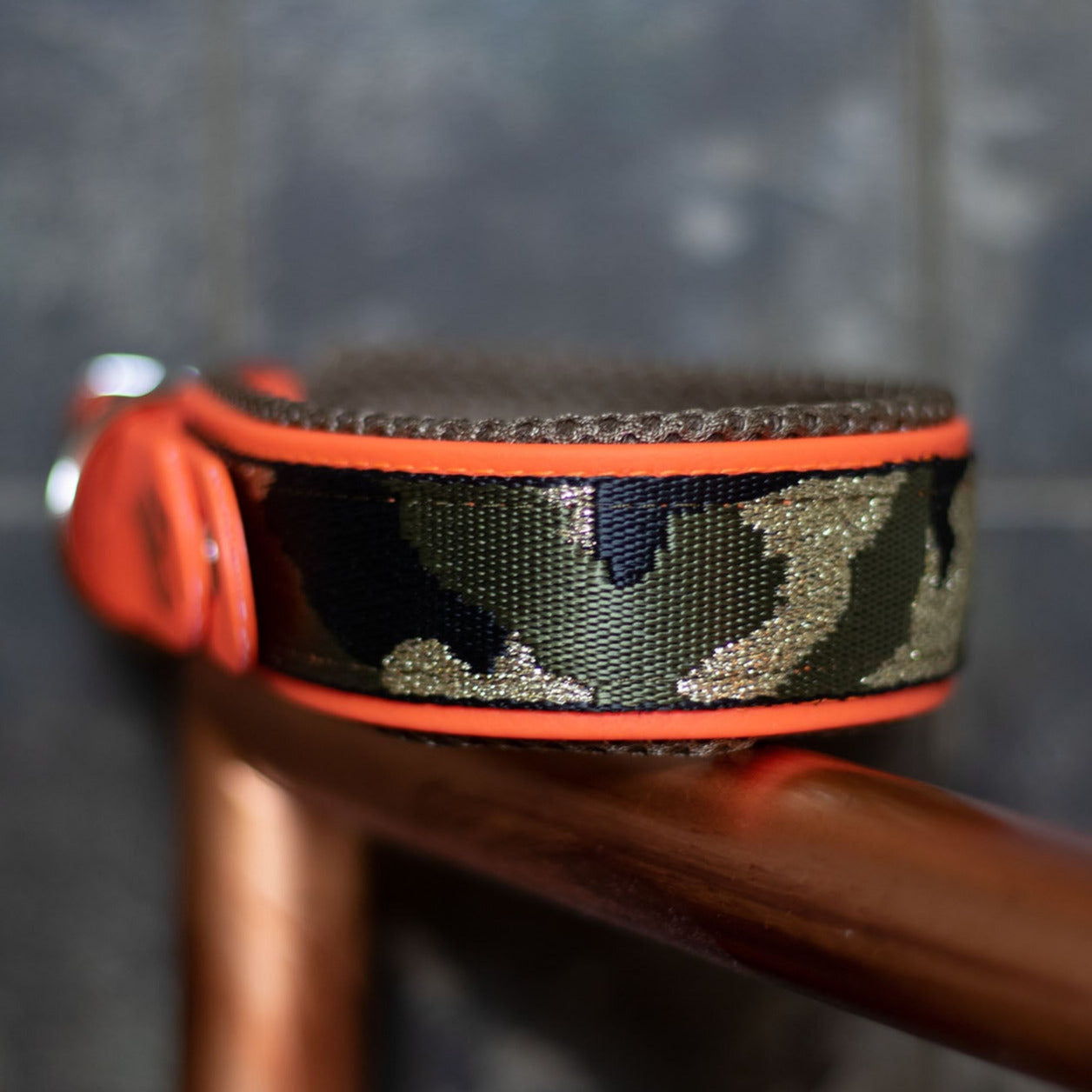 Biothane Halsband schmal - Camouflage