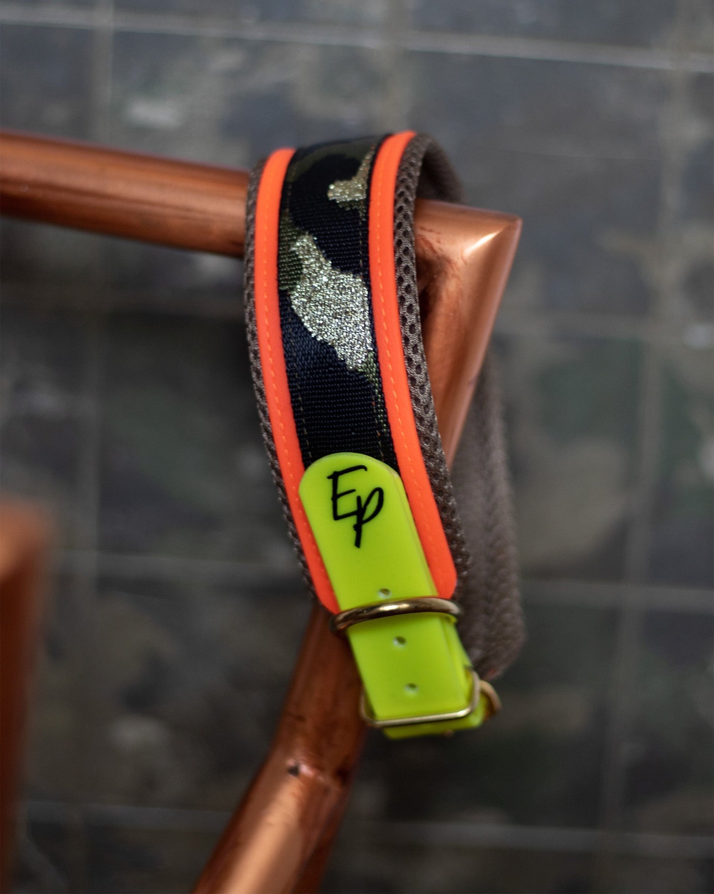 Biothane Halsband breit - Camouflage