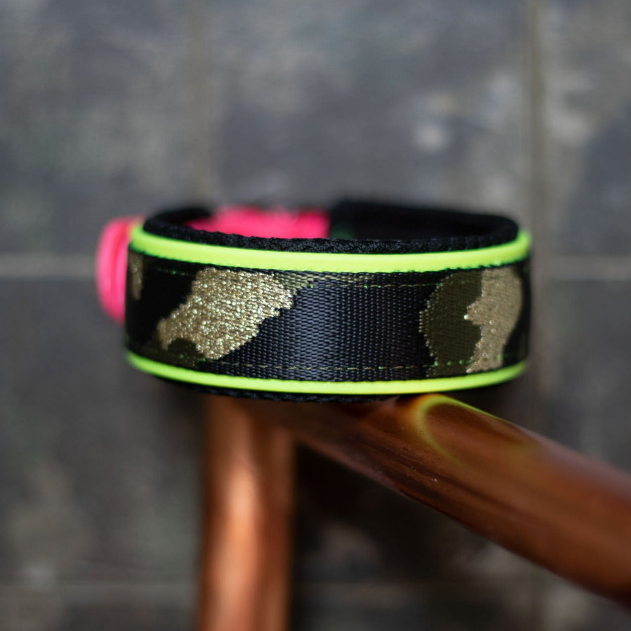 Biothane Halsband schmal - Camouflage