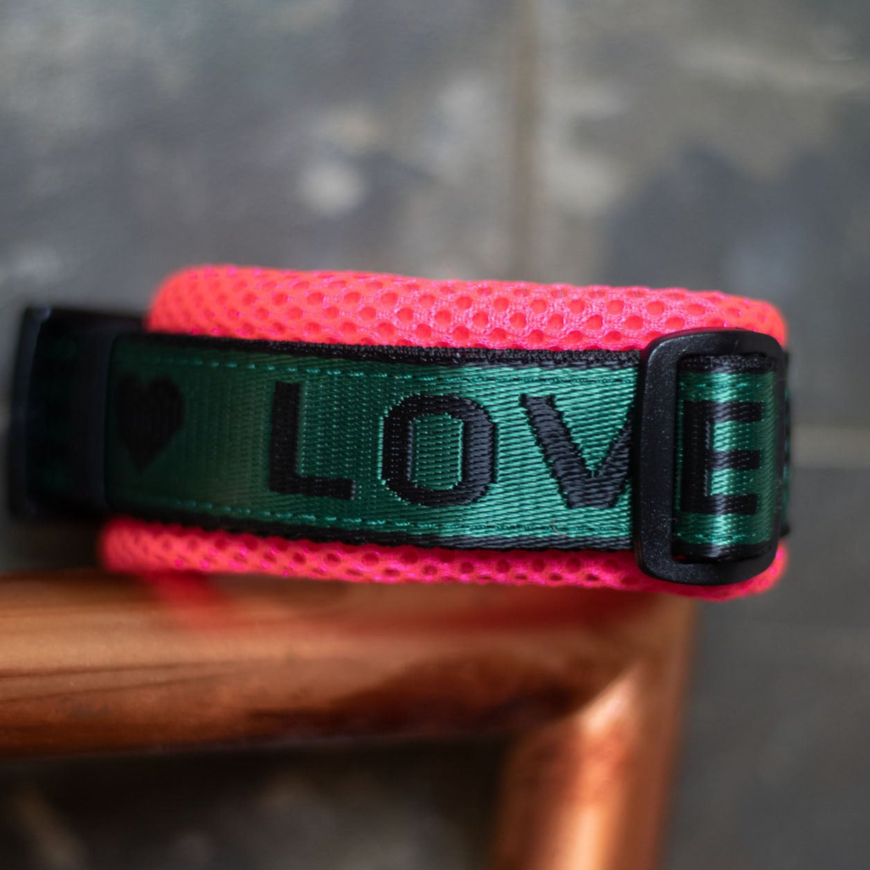 Zugstopp Halsband 3,5 cm Love