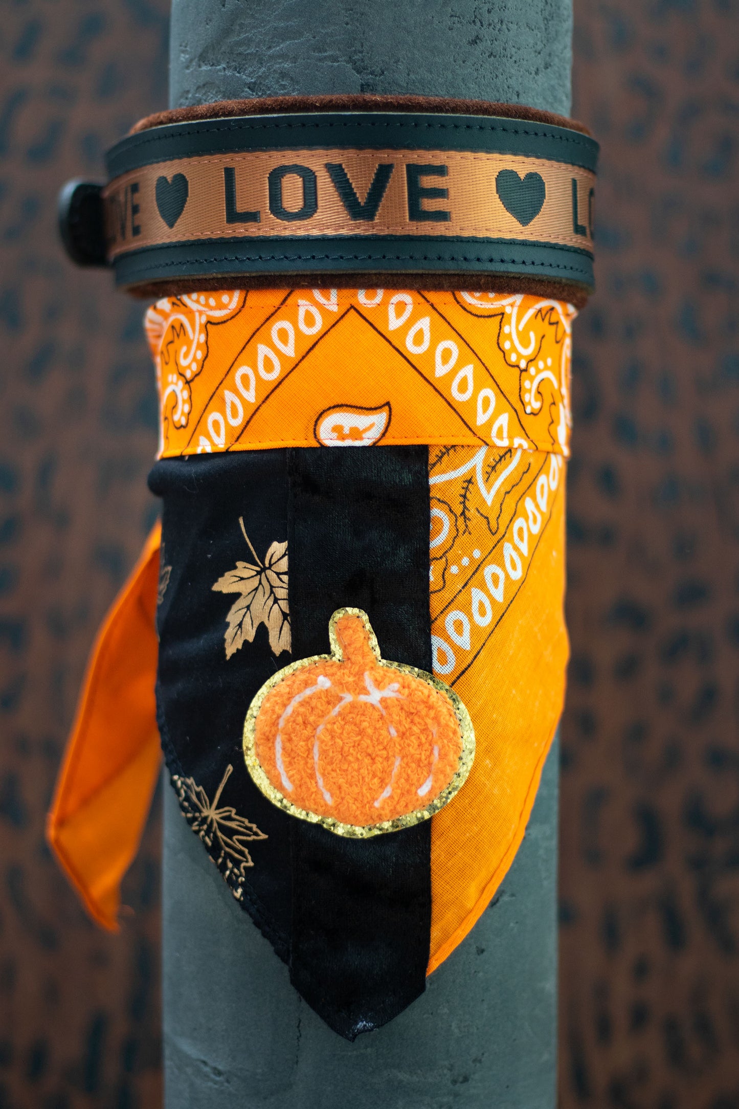 Poshy Paisley Bandana - Autumn Gold