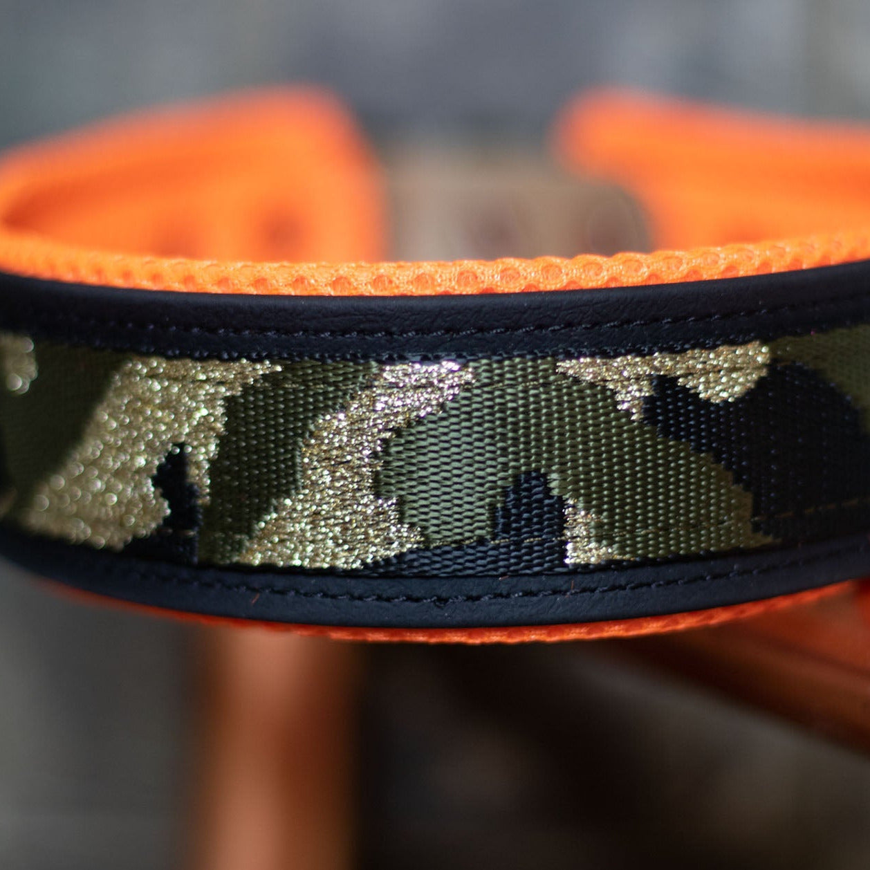 Biothane Halsband breit - Camouflage