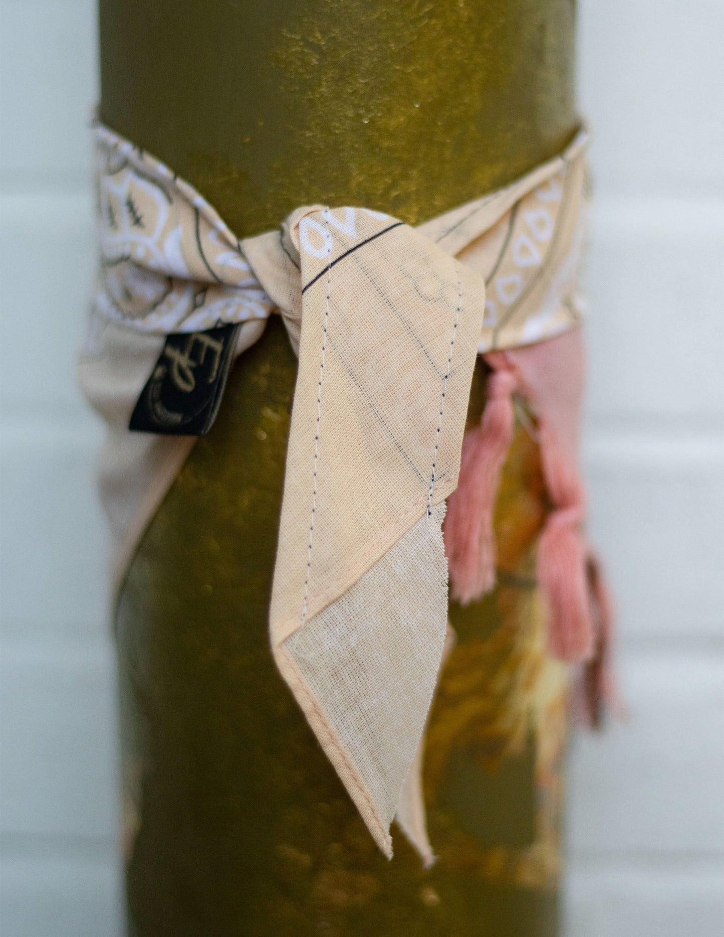 Poshy Paisley Bandana - Oliv-Camouflage-Herz