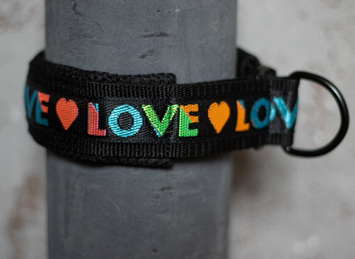 Zugstopp Halsband 5 cm Love