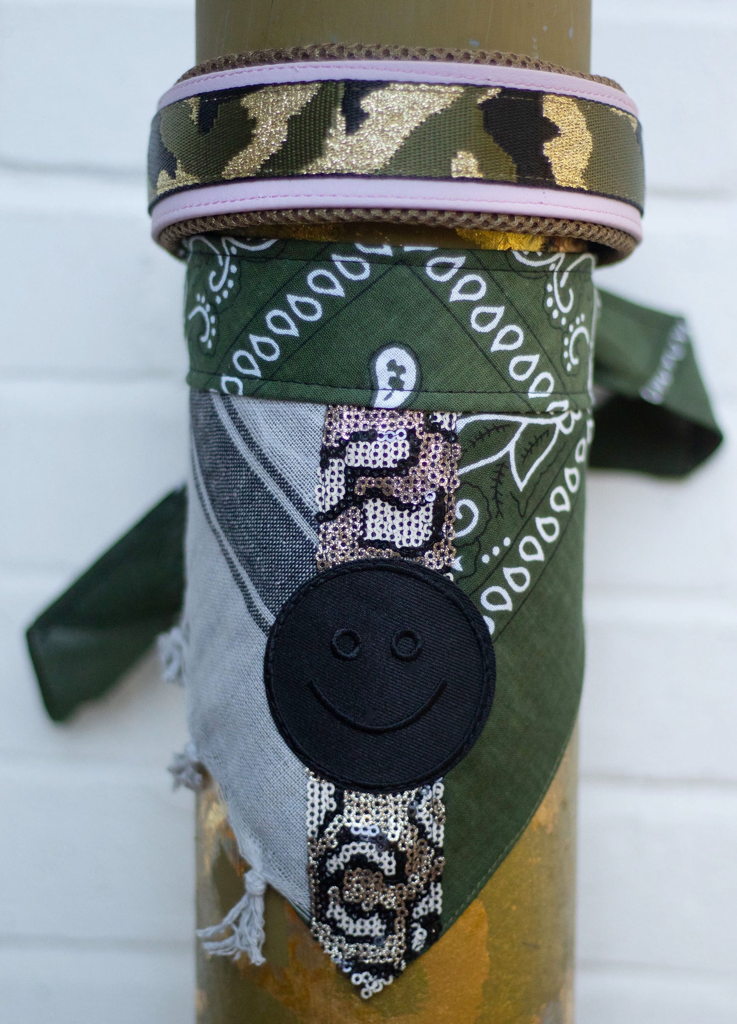 Poshy Paisley Bandana - Oliv- Pali-Smiley