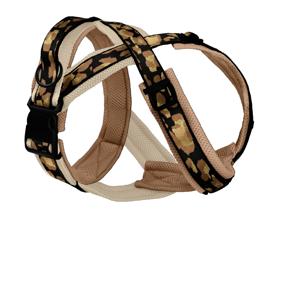 Doppel X Harness M-XL - Leopard