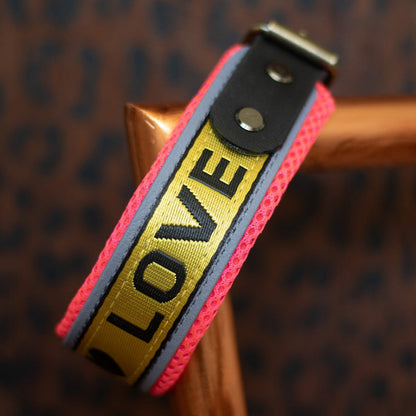 Biothane Halsband schmal - Love