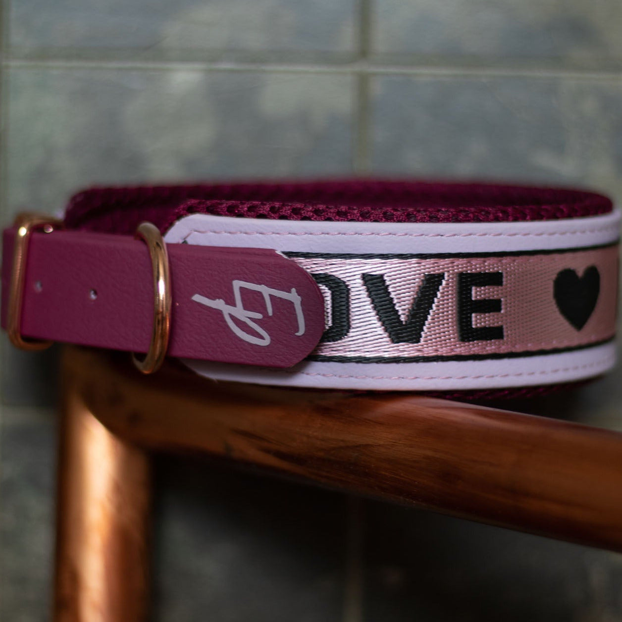 Biothane Halsband breit - Love