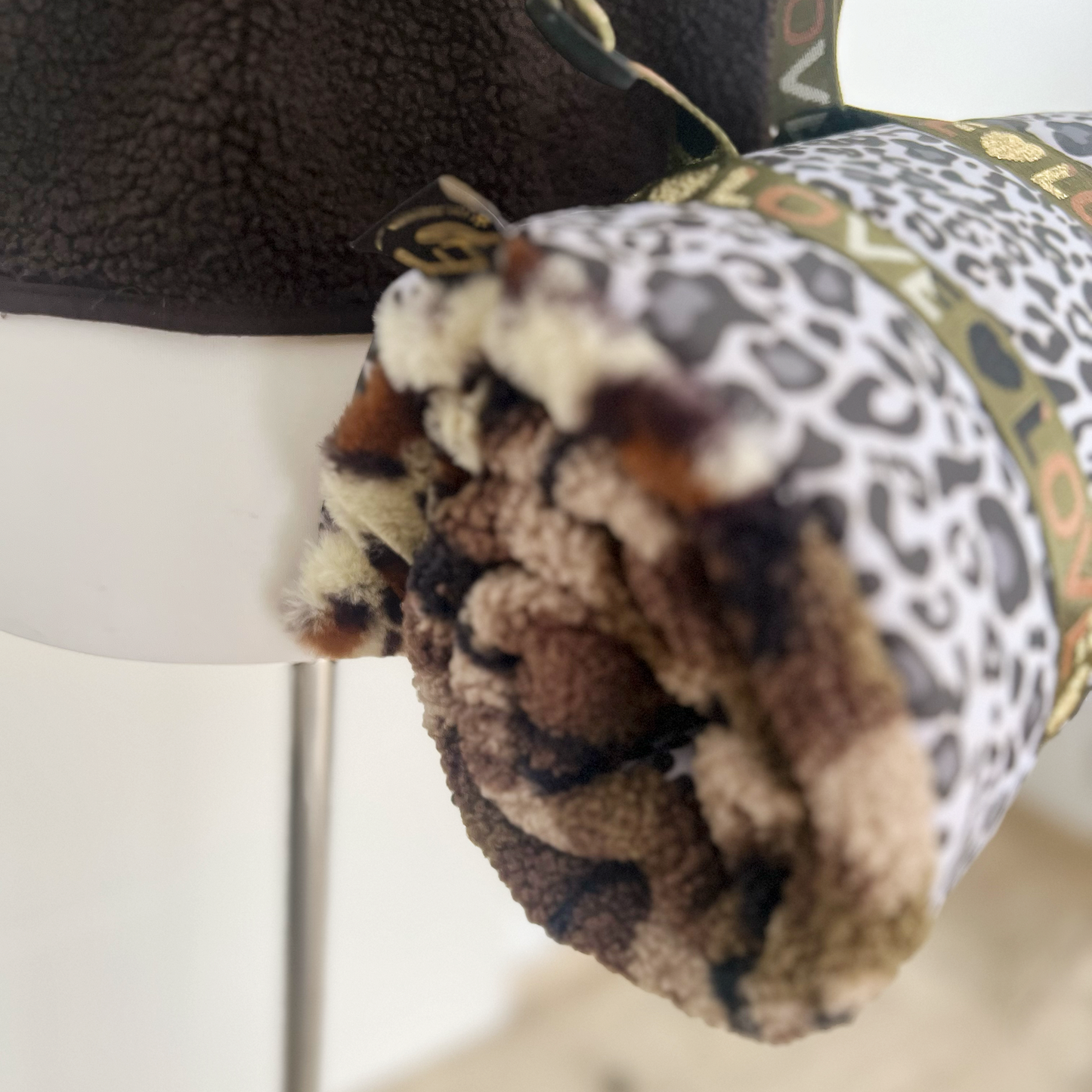 Hunde Outdoor Decke Leopard Grau klein 50x70 cm Camouflage