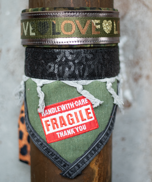 Patch-It Bandana M - Fragile handle with care