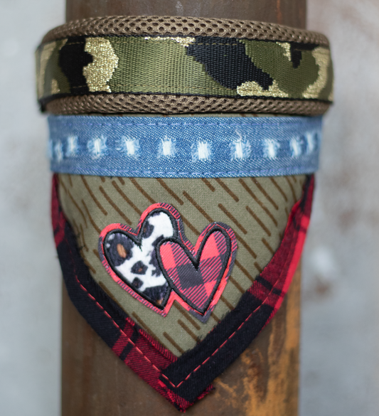 Patch-It Bandana S - Doppel Herz 2