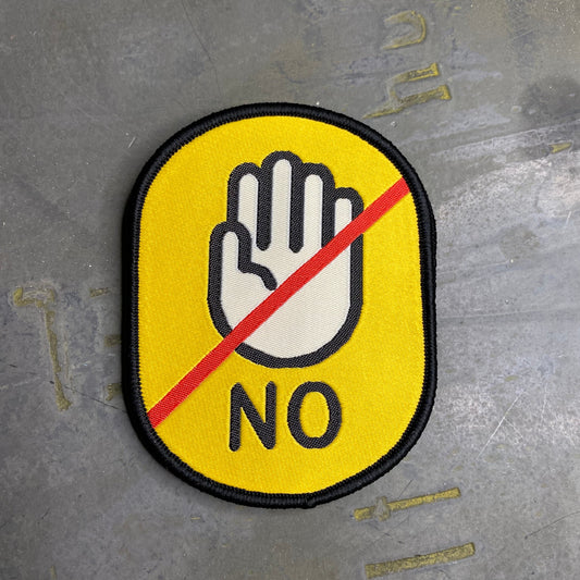 Don´t Touch Abzeichen - Nicht anfassen!
