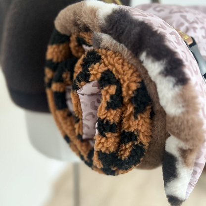 Hunde Outdoor Decke Schneeleopard groß 70x90 cm Leopard Camouflage