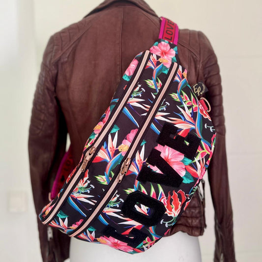 Bum Bag Outdoor Flower Power Tropicana